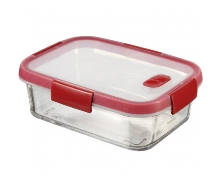 Glass food bowl rectangle 0,9L Smart Cook