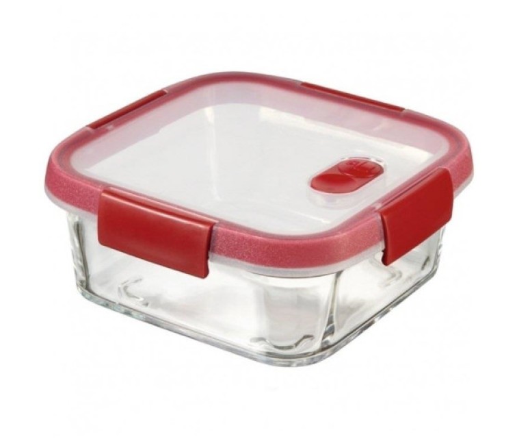 Glass food bowl square 0,7L Smart Cook