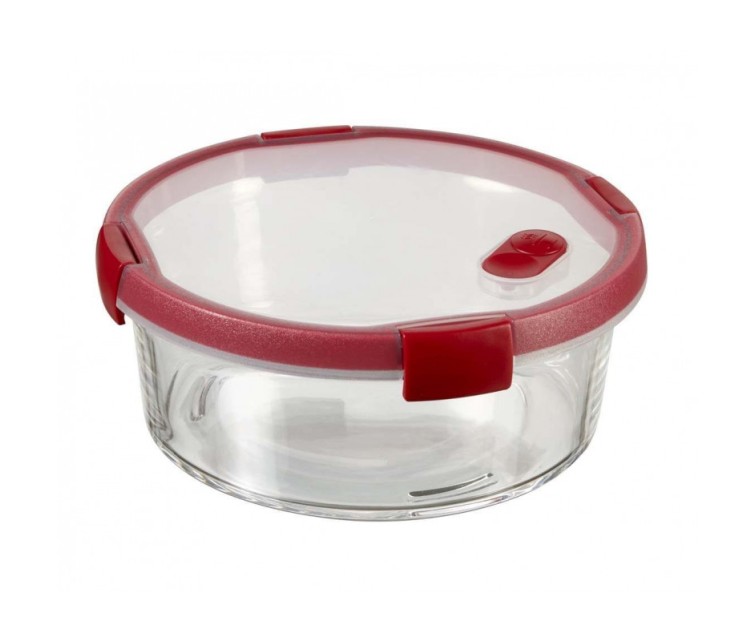 Glass food bowl round 1,2L Smart Cook