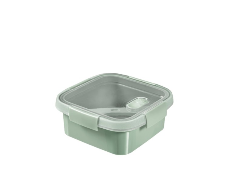 Food container Lunch square 0,9L Smart Eco To Go 16x16x7cm soft green