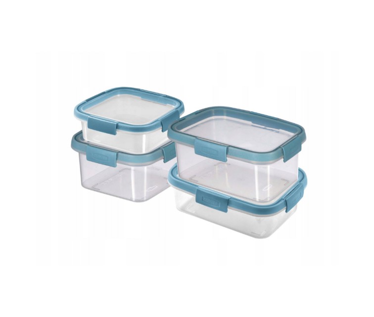 Food storage containers set 4pcs 0,9+1+1,1+1,2L Smart Eco Fresh