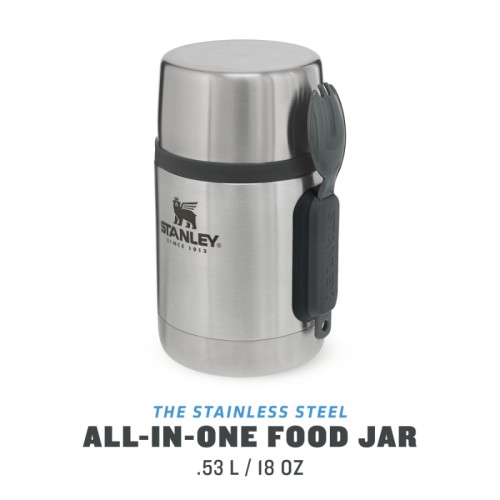 Termoss ēdienu The Stainless Steel All-In-One Food Jar 0,53L nerūsējošais tērauds Termoss ēdienu The Stainless Steel All-In-One Food Jar 0,53L nerūsējošais tērauds