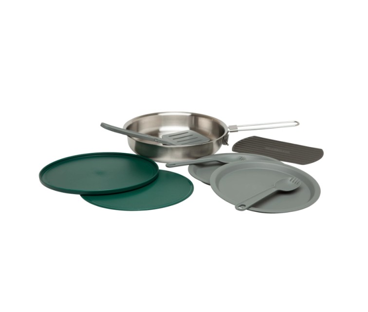 9-piece Adventure pan set Ø18,4cm/0,94L stainless steel