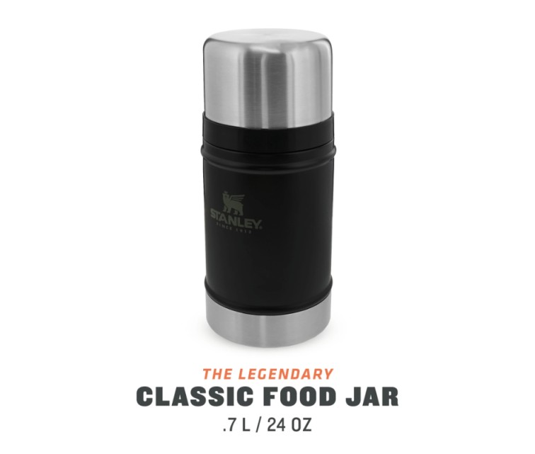 Food thermos The Legendary Classic 0,7L mat black