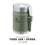 Termoss ēdienu The Legendary Food Jar + Spork 0,4L zaļš Termoss ēdienu The Legendary Food Jar + Spork 0,4L zaļš
