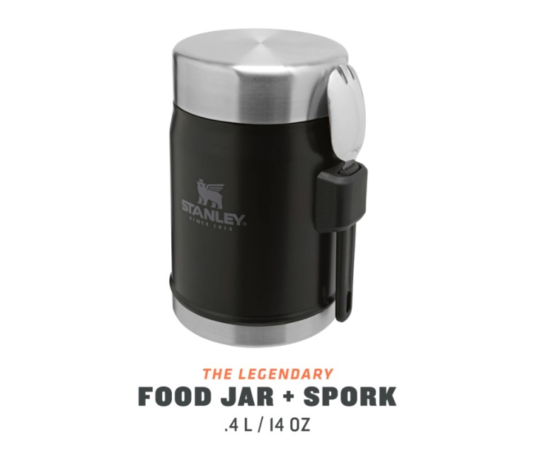 Food thermos The Legendary Classic 0,4L mat black