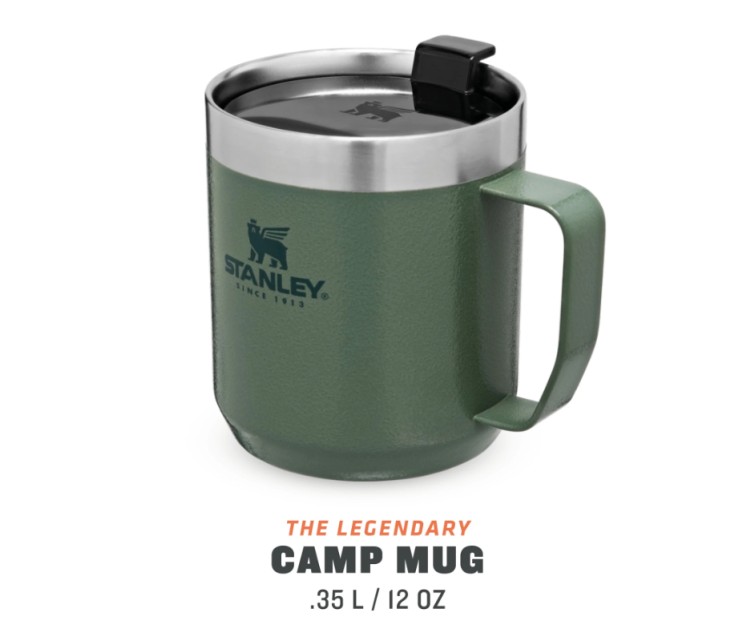 Krūze The Legendary Camp Mug Classic 0,35L, zaļa