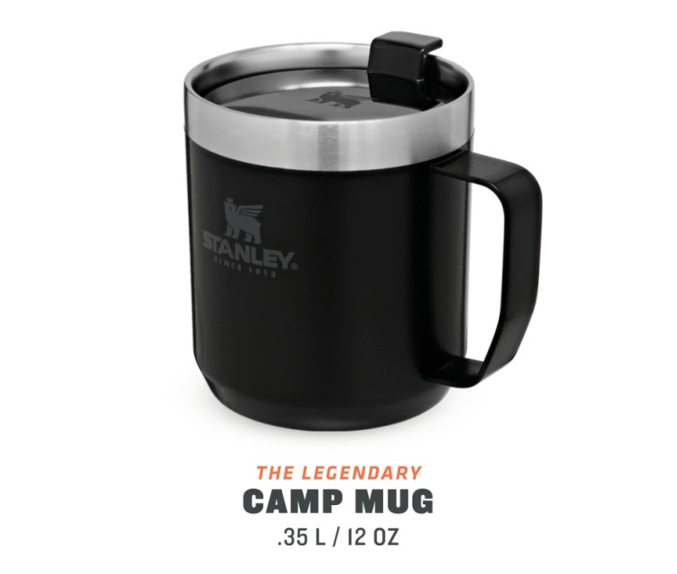 The Legendary Camp Mug Classic 0,35L, mat black