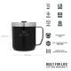 Krūze The Legendary Camp Mug Classic 0,35L, matēti melna Krūze The Legendary Camp Mug Classic 0,35L, matēti melna