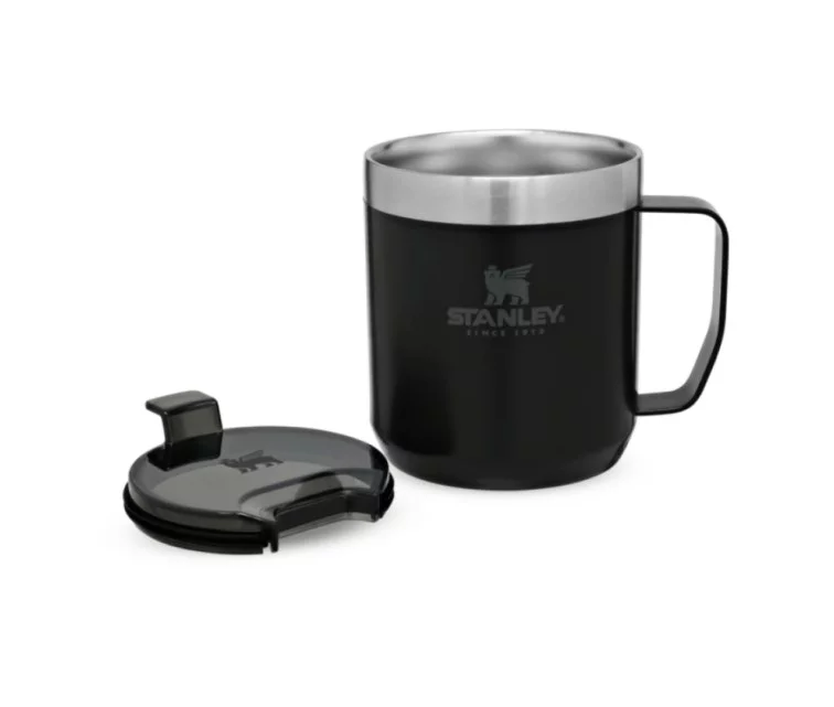 Krūze The Everyday Camp Mug Classic 0,35L matēti melna Krūze The Everyday Camp Mug Classic 0,35L matēti melna