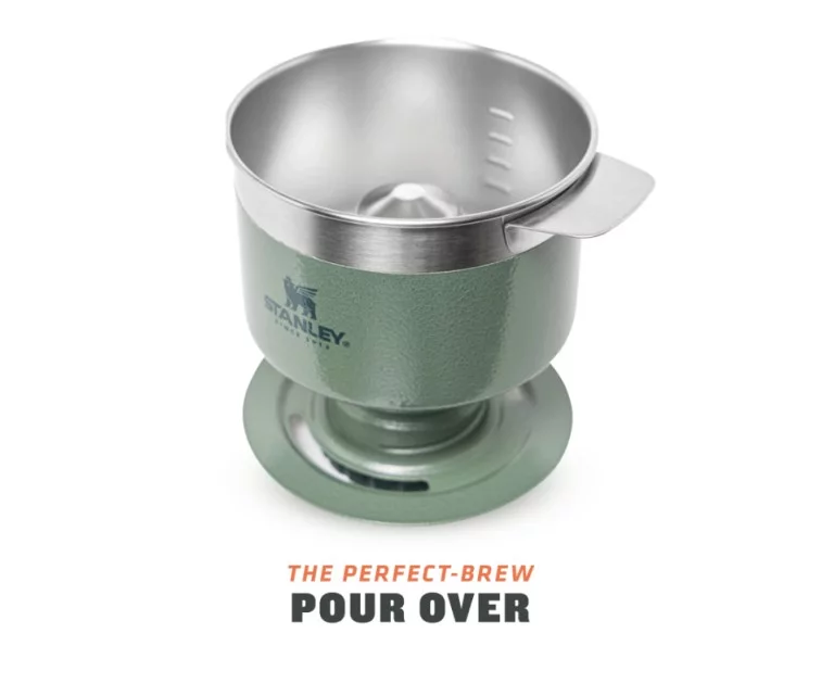 Stanley kafijas pagatavošanas ierīce The Perfect-Brew Pour Over Classic zaļa Stanley kafijas pagatavošanas ierīce The Perfect-Brew Pour Over Classic zaļa