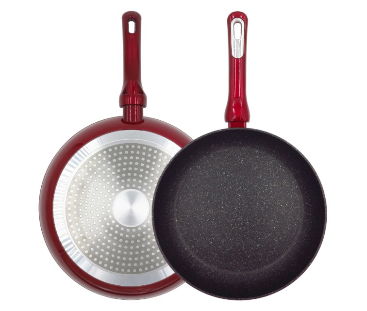 Cosmo frying pan Ø18cm induction red with guard