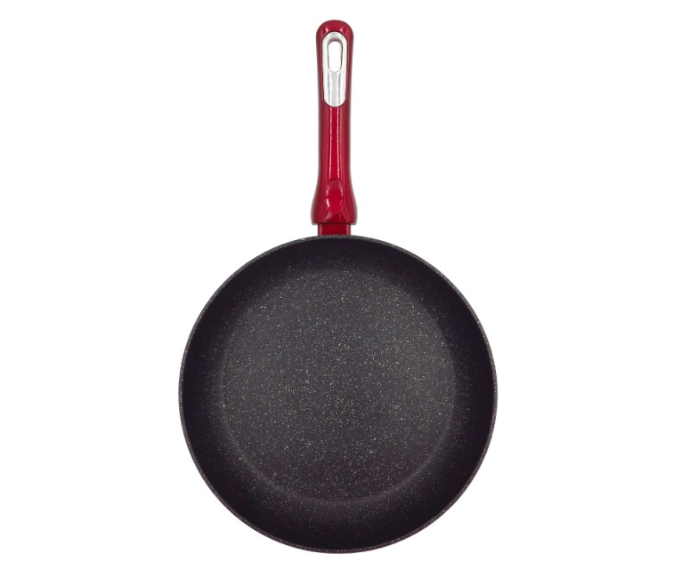 Cosmo frying pan Ø18cm induction red with guard