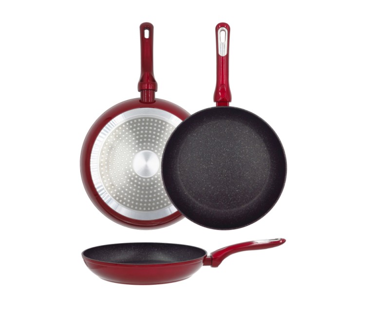 Cosmo frying pan Ø26cm induction red with guard