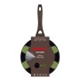 Natura Ø18cm induction brown frying pan with guard