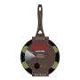 Natura Ø24cm induction brown frying pan with guard