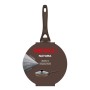 Natura frying pan with glass lid Ø28cm induction brown