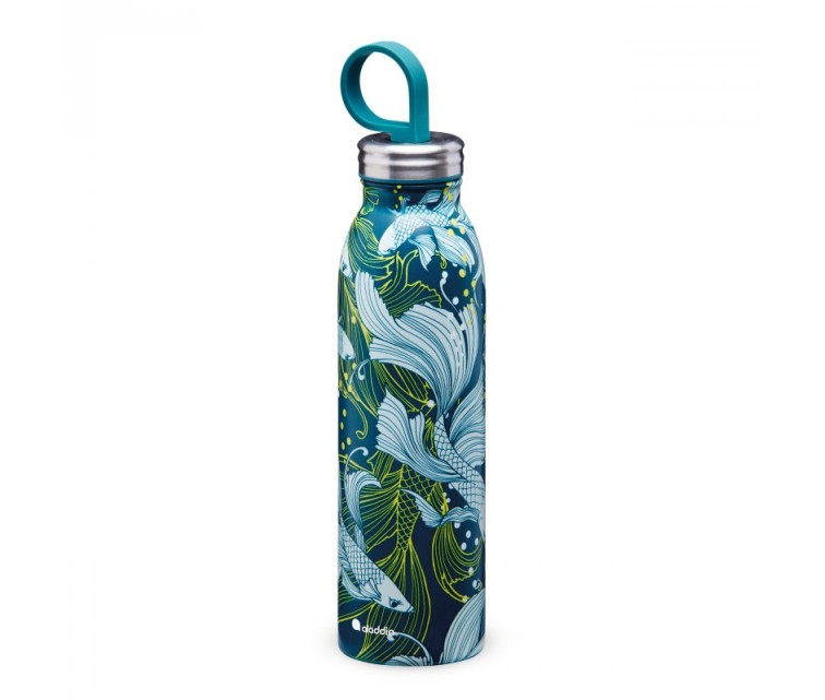 Thermo Bottle Aladdin X Naito Chilled Thermavac 0,55L Stainless Steel Goldfish Green