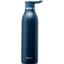 Thermobottle CityLoop Thermavac eCycle Water Bottle 0.6L, recycled stainless. Steel / dark blue