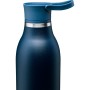 Thermobottle CityLoop Thermavac eCycle Water Bottle 0.6L, recycled stainless. Steel / dark blue