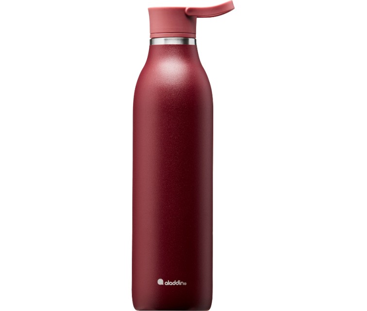 Termopudele CityLoop Thermavac eCycle Water Bottle 0.6L, pārstrādāta nerūs. tērauda / bordo