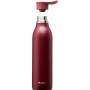 Termopudele CityLoop Thermavac eCycle Water Bottle 0.6L, pārstrādāta nerūs. tērauda / bordo