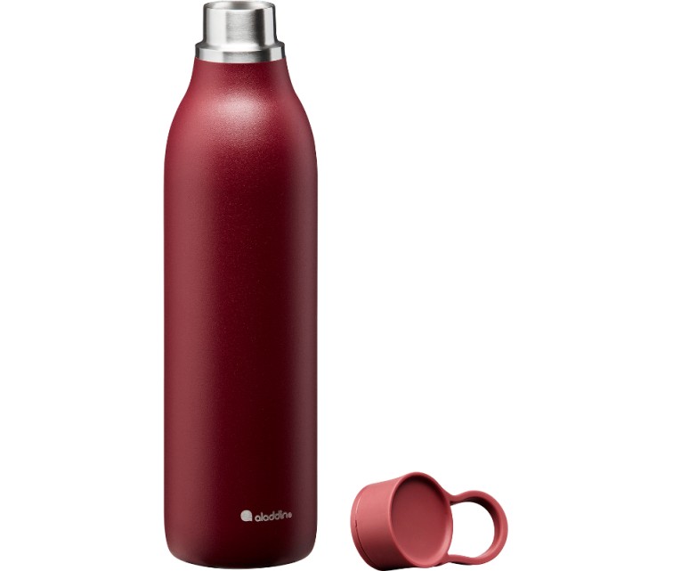 Termopudele CityLoop Thermavac eCycle Water Bottle 0.6L, pārstrādāta nerūs. tērauda / bordo