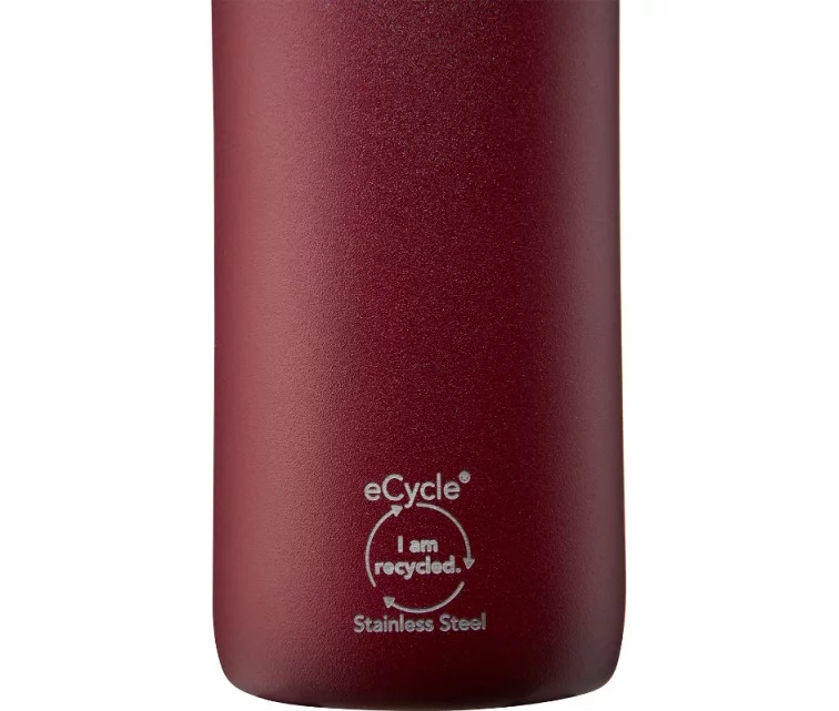 Thermobottle CityLoop Thermavac eCycle Water Bottle 0.6L, recycled stainless. steel / burgundy Thermobottle CityLoop Thermavac eCycle Water Bottle 0.6L, recycled stainless. steel / burgundy
