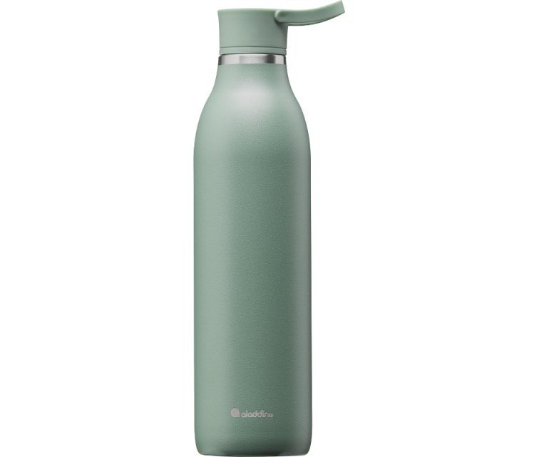 Termopudele CityLoop Thermavac eCycle Water Bottle 0.6L, pārstrādāta nerūs. tērauda / pelēcīgi zaļa