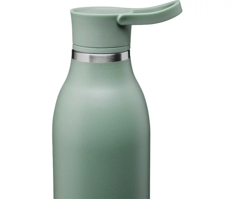 Termopudele CityLoop Thermavac eCycle Water Bottle 0.6L, pārstrādāta nerūs. tērauda / pelēcīgi zaļa Termopudele CityLoop Thermavac eCycle Water Bottle 0.6L, pārstrādāta nerūs. tērauda / pelēcīgi zaļa