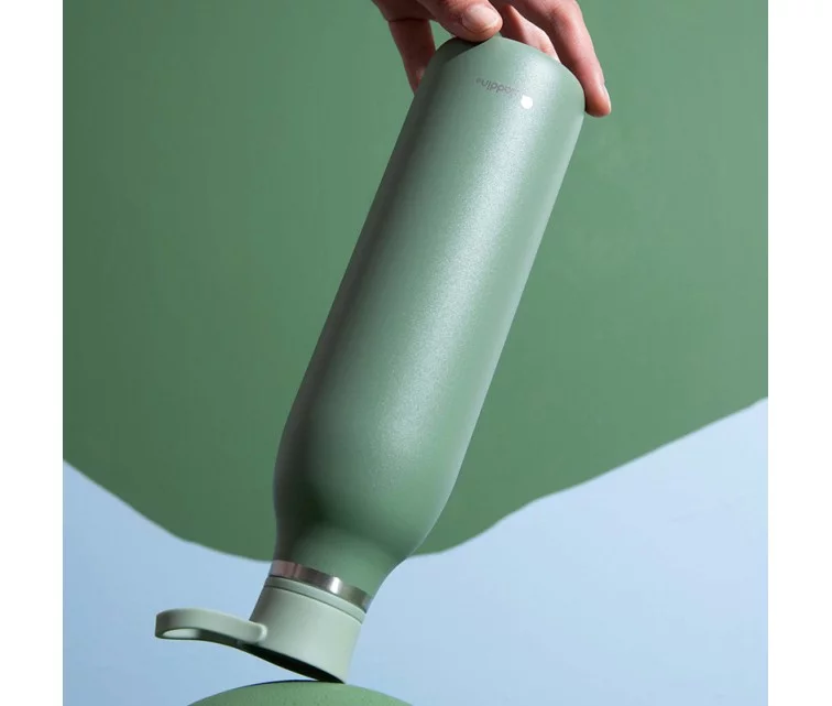 Termopudele CityLoop Thermavac eCycle Water Bottle 0.6L, pārstrādāta nerūs. tērauda / pelēcīgi zaļa Termopudele CityLoop Thermavac eCycle Water Bottle 0.6L, pārstrādāta nerūs. tērauda / pelēcīgi zaļa