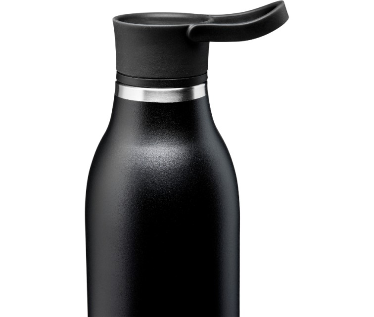 Термо бутылка CityLoop Thermavac eCycle Water Bottle 0.6Л, переработанная из нержавеющей стали / черная