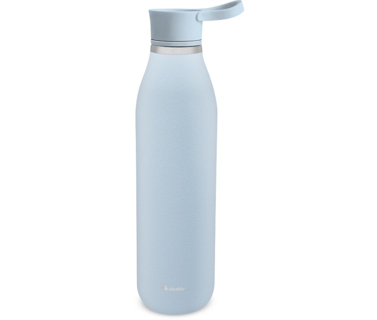 Termopudele CityLoop Thermavac eCycle Water Bottle 0.6L, pārstrādāta nerūs. tērauda / gaiši zila