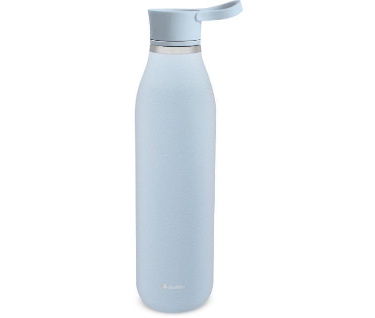 Thermobottle CityLoop Thermavac eCycle Water Bottle 0.6L, recycled stainless. Steel / light blue