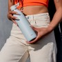 Термо бутылка CityLoop Thermavac eCycle Water Bottle 0.6Л, переработанная из нержавеющей стали / светло-голубая