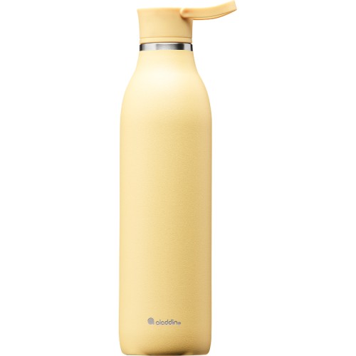 Termopudele CityLoop Thermavac eCycle Water Bottle 0.6L, pārstrādāta nerūs. tērauda / dzeltena Termopudele CityLoop Thermavac eCycle Water Bottle 0.6L, pārstrādāta nerūs. tērauda / dzeltena