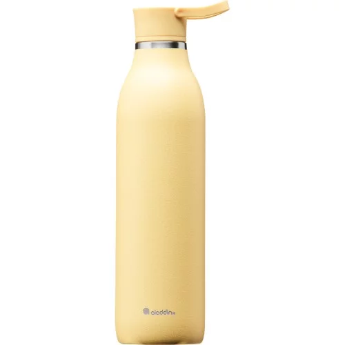 Termopudele CityLoop Thermavac eCycle Water Bottle 0.6L, pārstrādāta nerūs. tērauda / dzeltena
