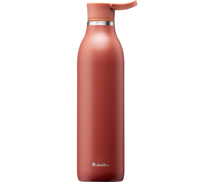 CityLoop Thermavac eCycle Water Bottle 0.6L recycled stainless. Steel / Terracotta