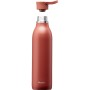 CityLoop Thermavac eCycle Water Bottle 0.6L recycled stainless. Steel / Terracotta