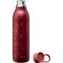 CityLoop Thermavac eCycle Water Bottle 0.6L recycled stainless. Steel / Burgundy Magnolia