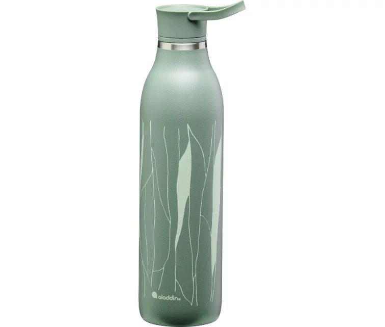 Termopudele CityLoop Thermavac eCycle Water Bottle 0.6L pārstrādāta nerūs. tērauda / pelēcīgi zaļa Leaf Termopudele CityLoop Thermavac eCycle Water Bottle 0.6L pārstrādāta nerūs. tērauda / pelēcīgi zaļa Leaf