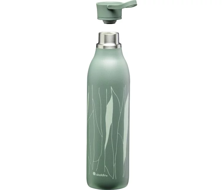 Termopudele CityLoop Thermavac eCycle Water Bottle 0.6L pārstrādāta nerūs. tērauda / pelēcīgi zaļa Leaf Termopudele CityLoop Thermavac eCycle Water Bottle 0.6L pārstrādāta nerūs. tērauda / pelēcīgi zaļa Leaf