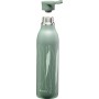 CityLoop Thermavac eCycle Water Bottle 0.6L recycled stainless. Steel / Greyish Green Leaf