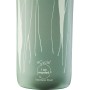 CityLoop Thermavac eCycle Water Bottle 0.6L recycled stainless. Steel / Greyish Green Leaf