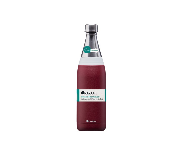 Termopudele Fresco Thermavac Water Bottle 0,6L bordo sarkana