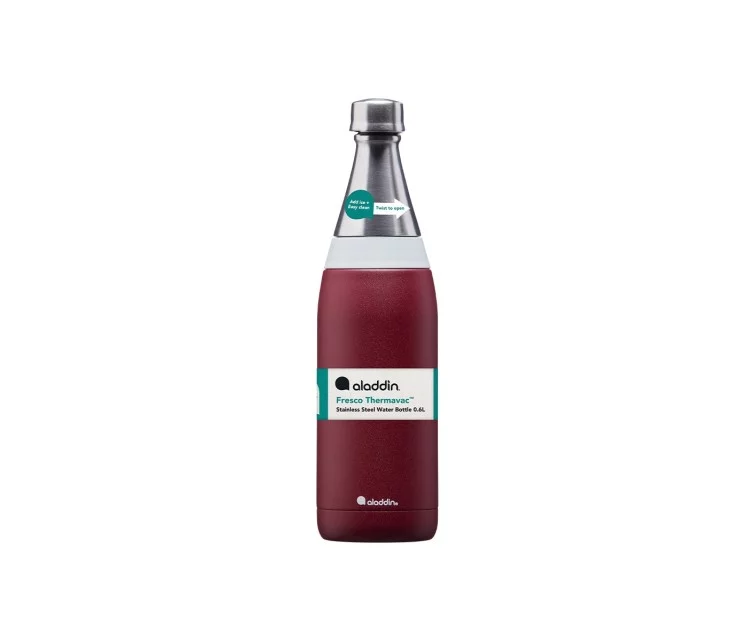 Gertuvė-termosas Aladdin Fresco Thermavac Water Bottle, 0.6 l, tamsiai raudona Gertuvė-termosas Aladdin Fresco Thermavac Water Bottle, 0.6 l, tamsiai raudona