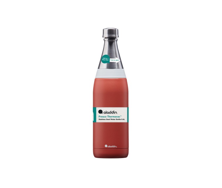 Termopudele Fresco Thermavac Water Bottle 0,6L terakotas krāsā