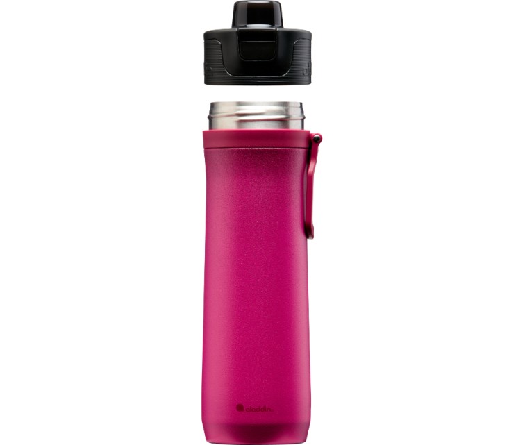 Термобутылка Sports Thermavac Stainless Steel Water Bottle 0,6л нержавеющая сталь бордового цвета