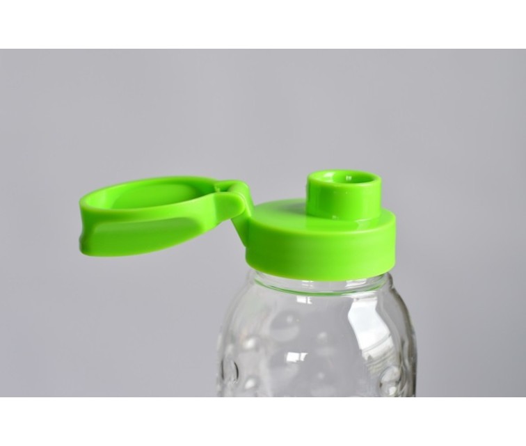 Pudele Dots Bottle 0,45L caurspīdīga/zaļa