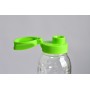 Bottle Dots Bottle 0,45L transparent/green